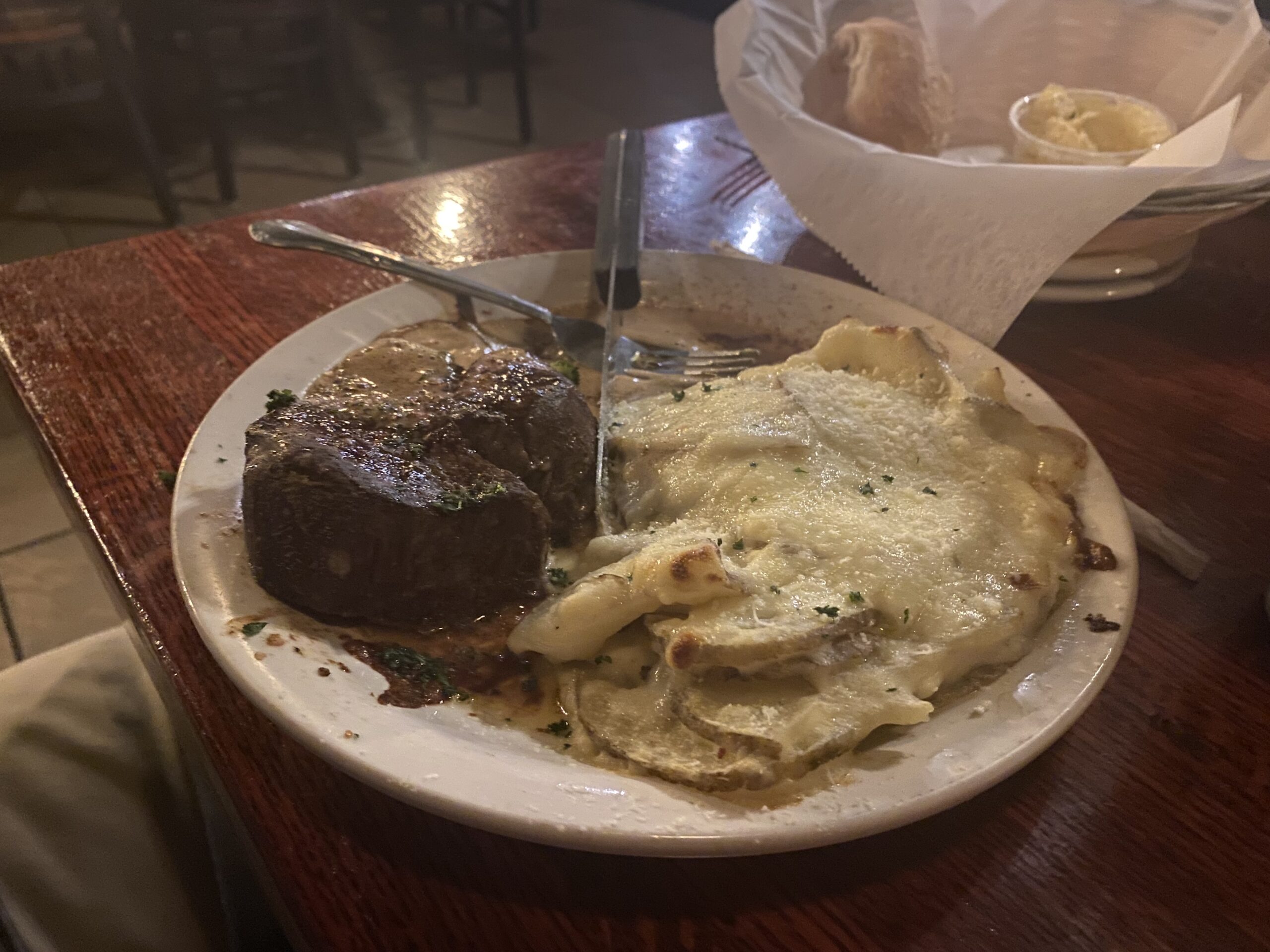 Filet at Tony's On Main Street