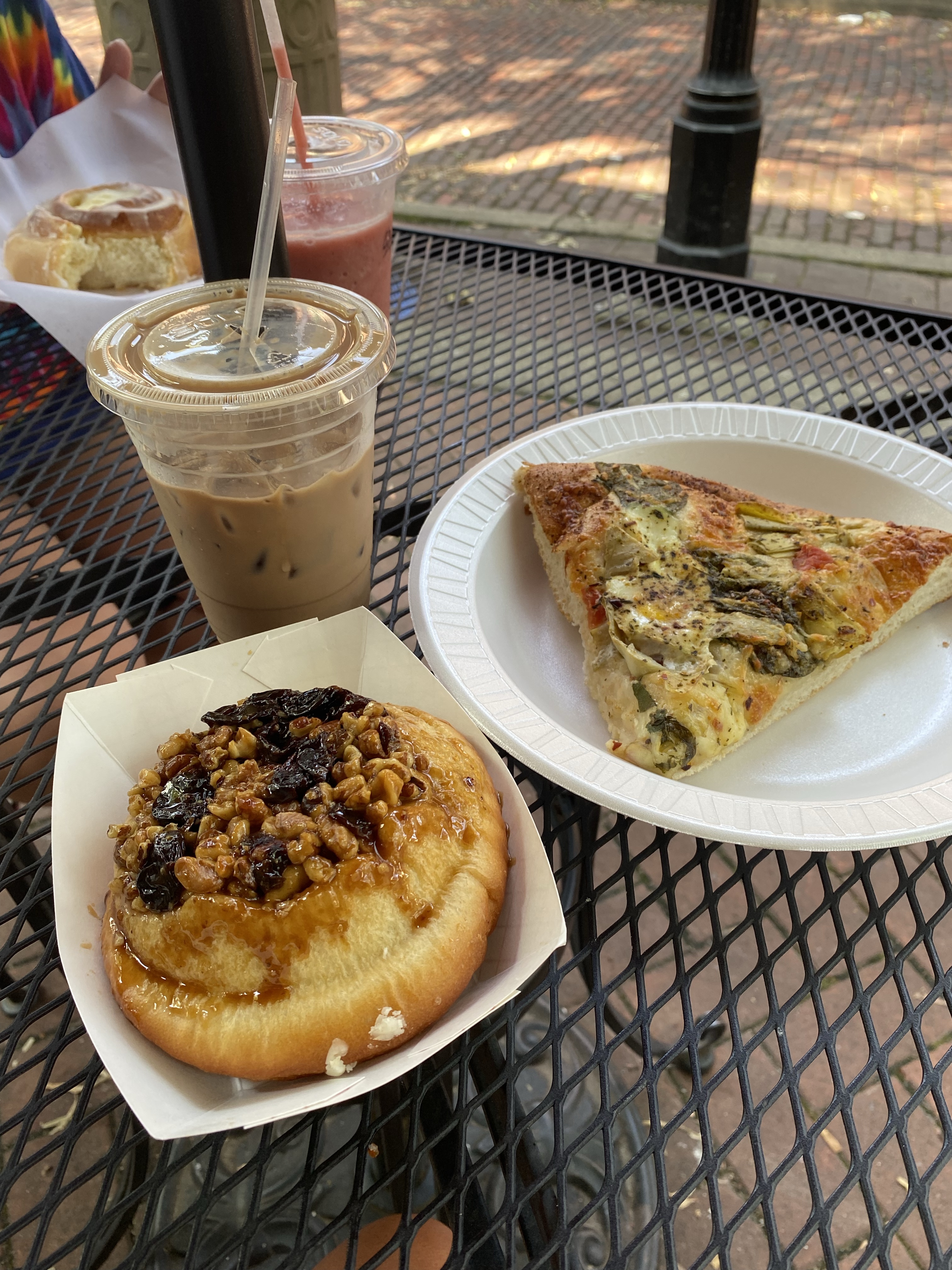 Kirchoff's Pizza and Sticky Bun; Israel's Invention at Etc