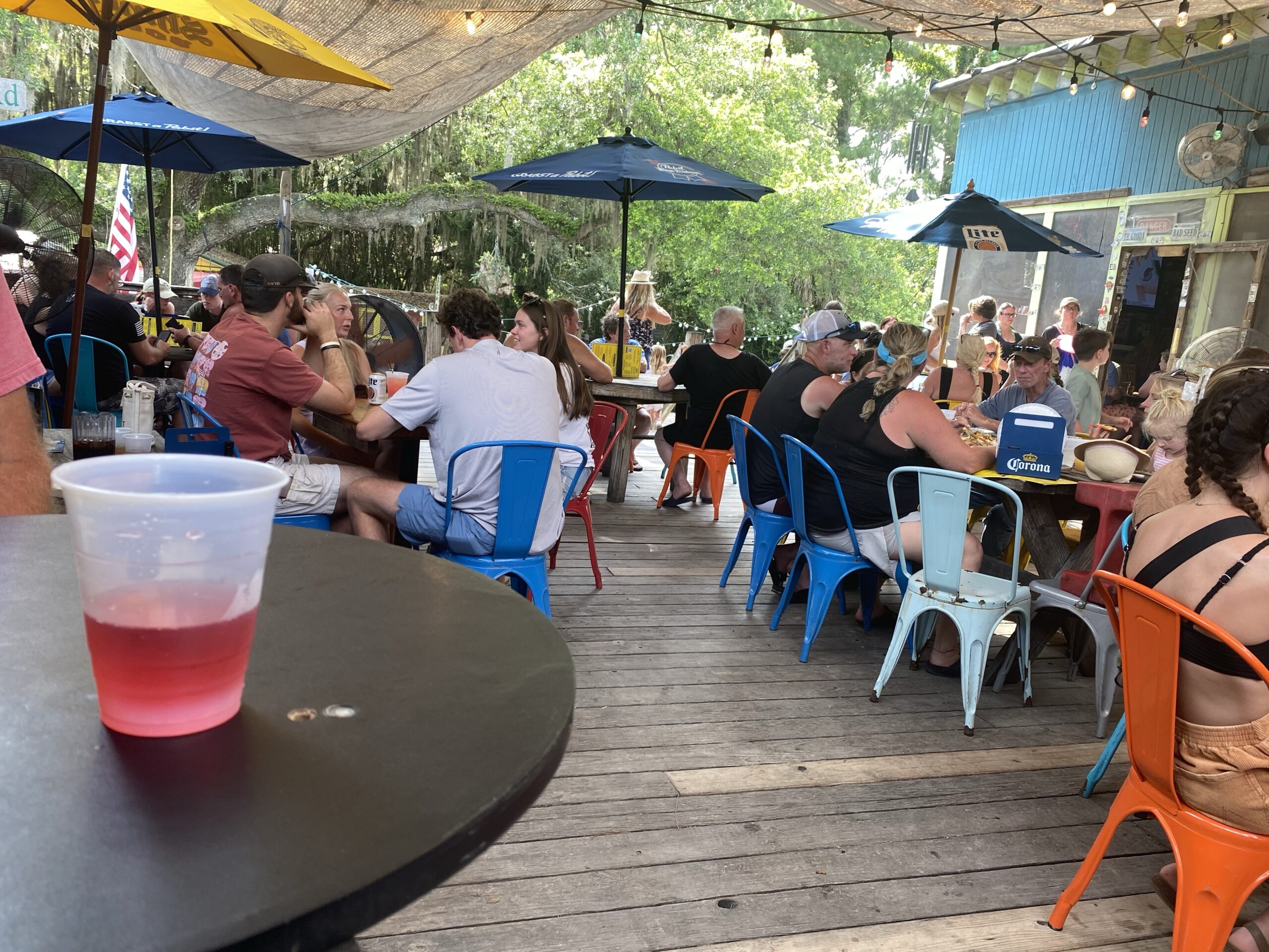 Huc-A-Poos Bold Rock Blackberry Cider on on Tybee Island