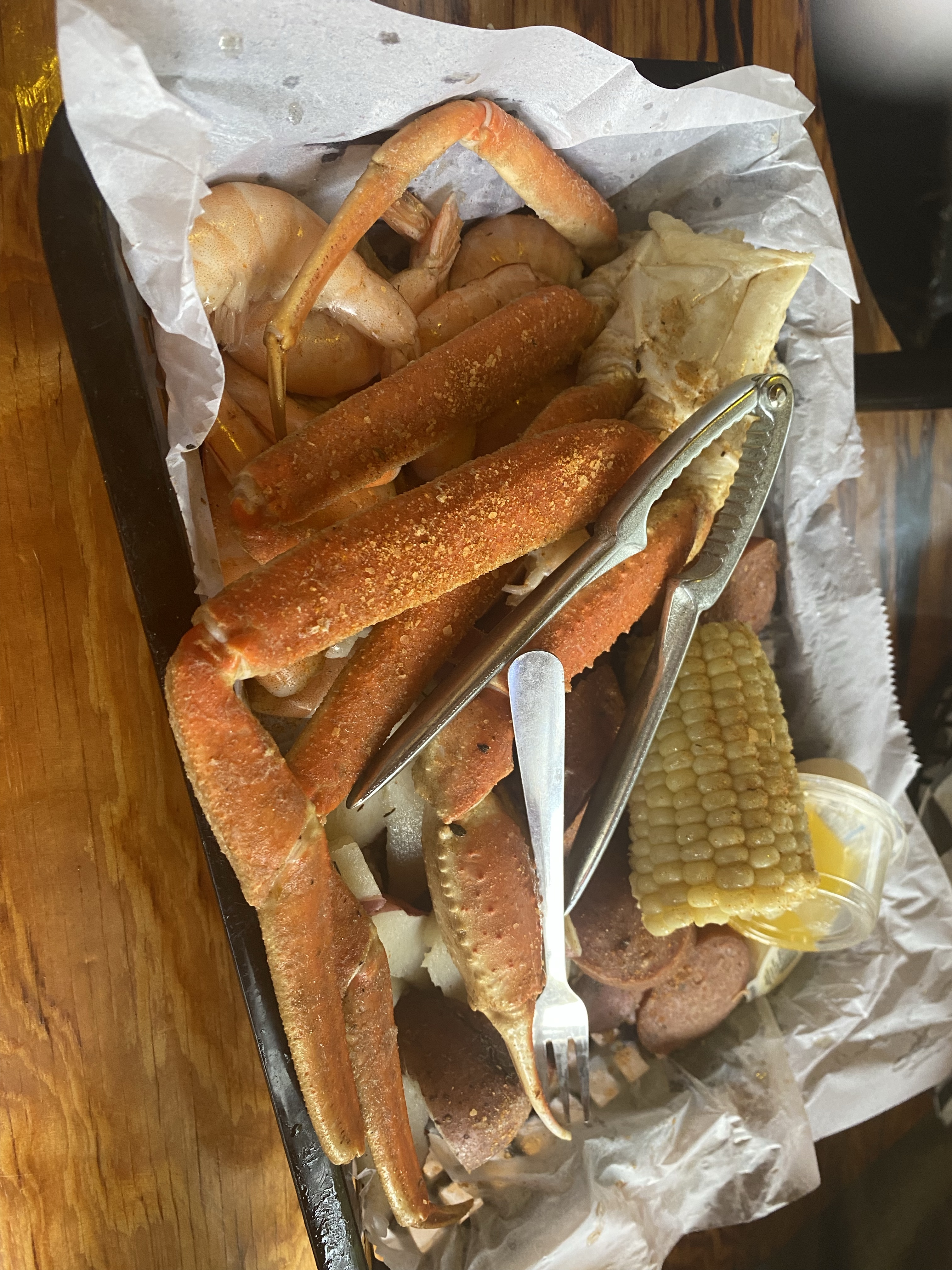 Boil at Crab Shack on Tybee Island